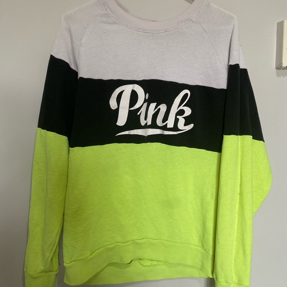 Pink split tone Crew neck NEON - Picture 3 of 3